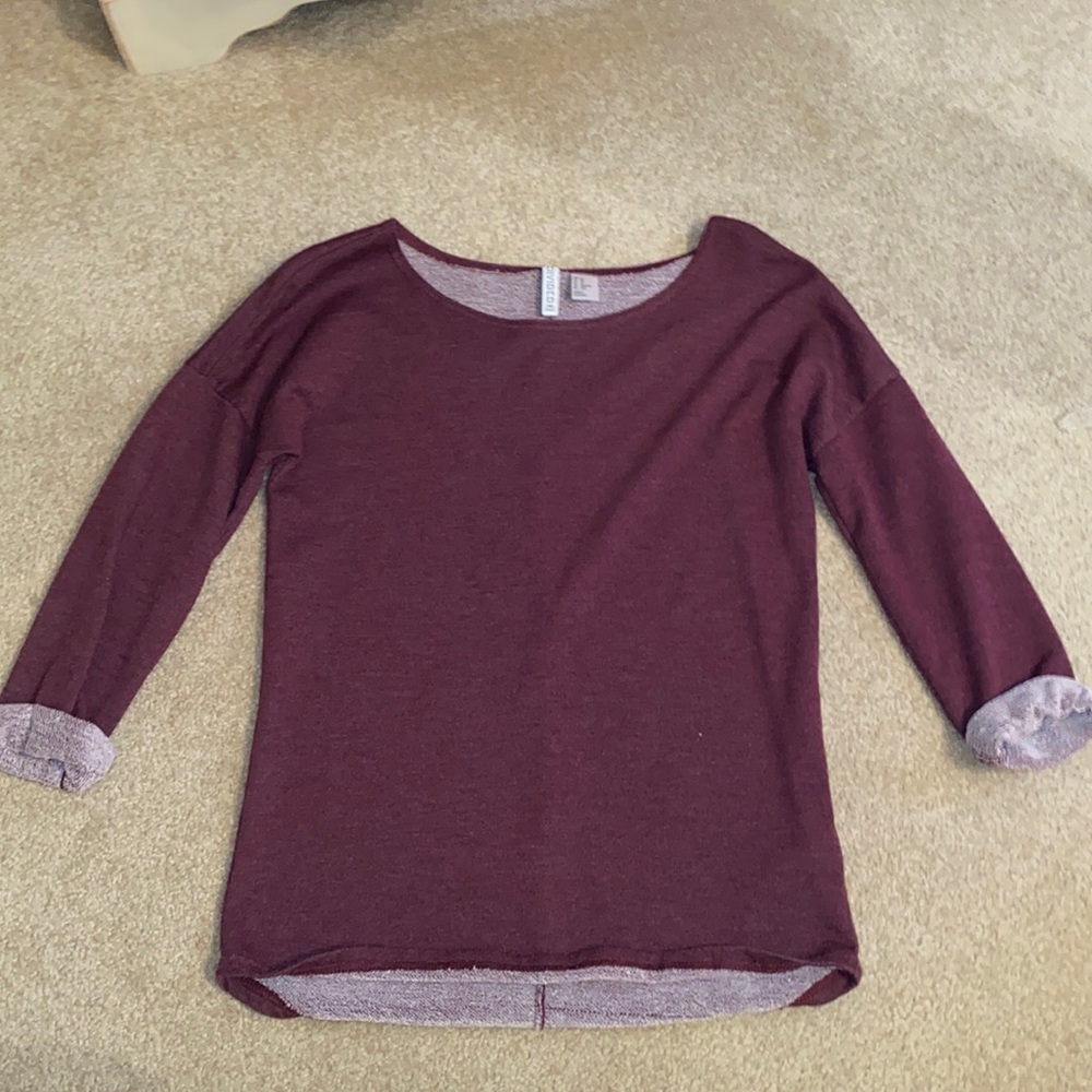 Maroon H&M sweater